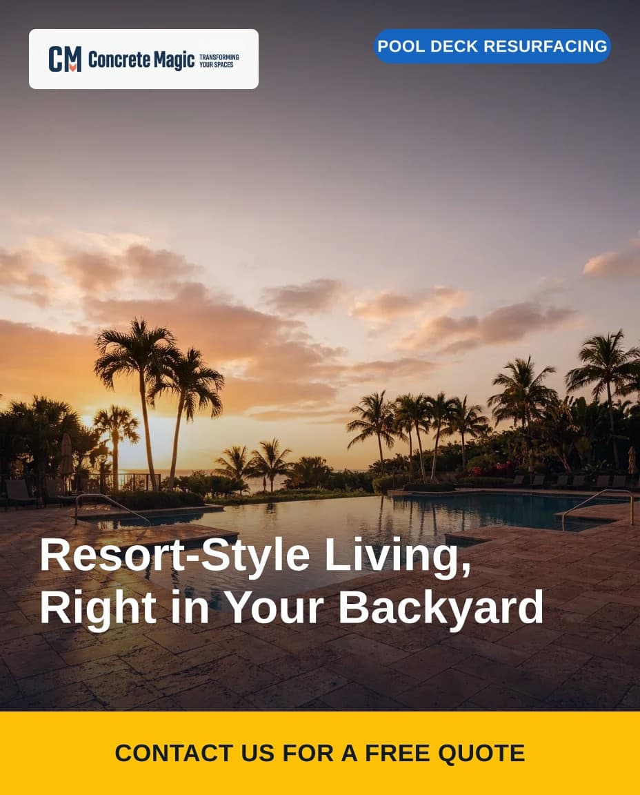 Resort-Style Living, Right in Your Backyard social ad graphic