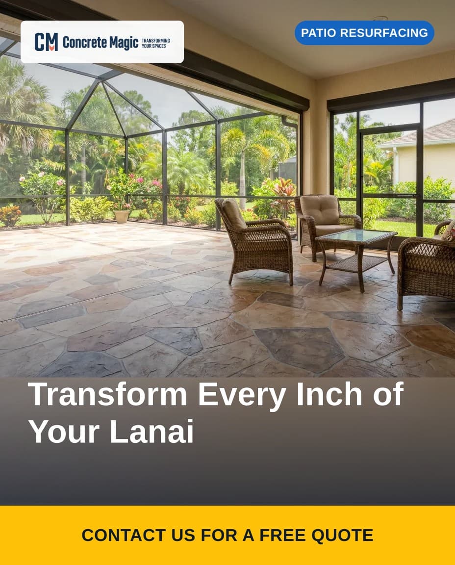 Transform Every Inch of Your Lanai social ad graphic