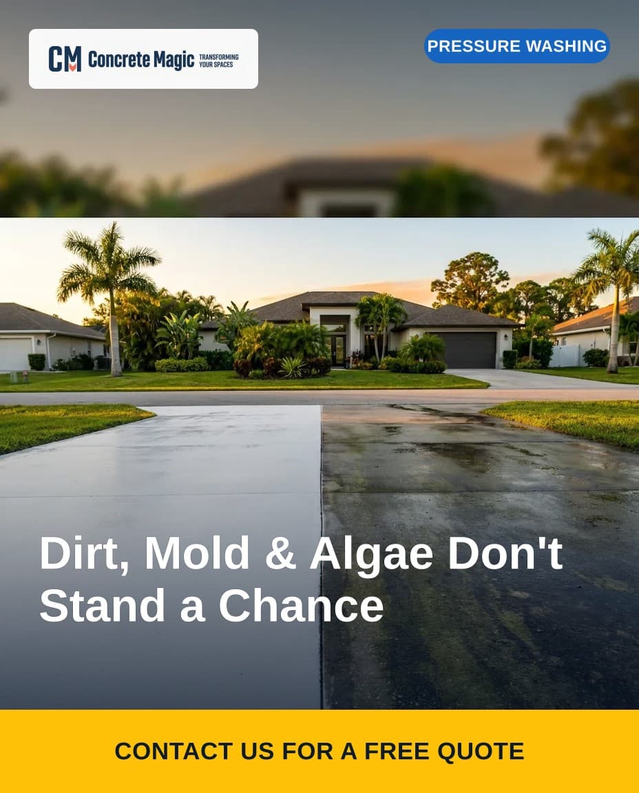 Dirt, Mold & Algae Don't Stand a Chance social ad graphic