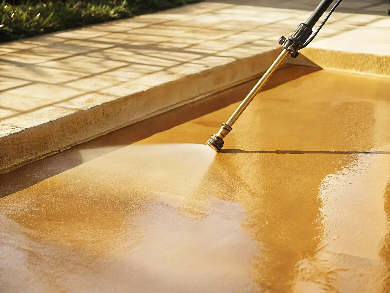 SprayDeck pool deck finish with classic Florida texture and cool-tone color